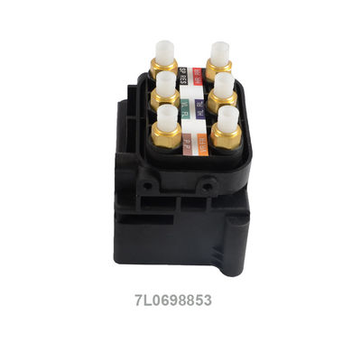 Blocco di valvole di sospensione d'aria in plastica per Audi Q7 Touareg Cayenne Panamera  XC90 Hyundai Kia