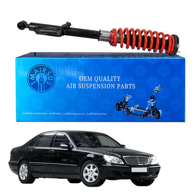 Air Spring To Coil Spring Coversion Kit con annunci e regolabile per W220 W221