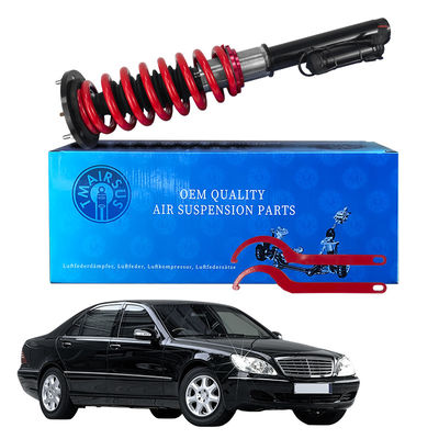 Mercedes W220 Air Spring To Coil Spring Coversion Kit con annunci e shock regolabile per la molla