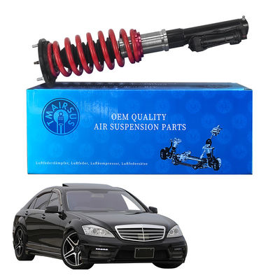 Air Spring To Coil Spring Coversion Kit con annunci e adattabile Mercedes W221 Front Coil Spring Shock