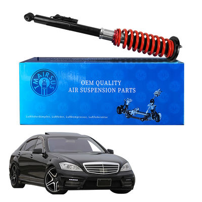 Mercedes W221 Air Spring To Coil Spring Coversion Kit con annunci e regolabile