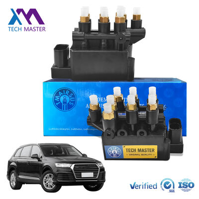 4M0616013A Blocco di valvola solenoide a sospensione pneumatica per Audi Q7 4M VW Touareg Porsche Cayenne 9Y Bentley Bentayga Control Valve Unit