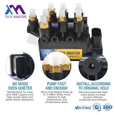 4M0616013A Blocco di valvola solenoide a sospensione pneumatica per Audi Q7 4M VW Touareg Porsche Cayenne 9Y Bentley Bentayga Control Valve Unit